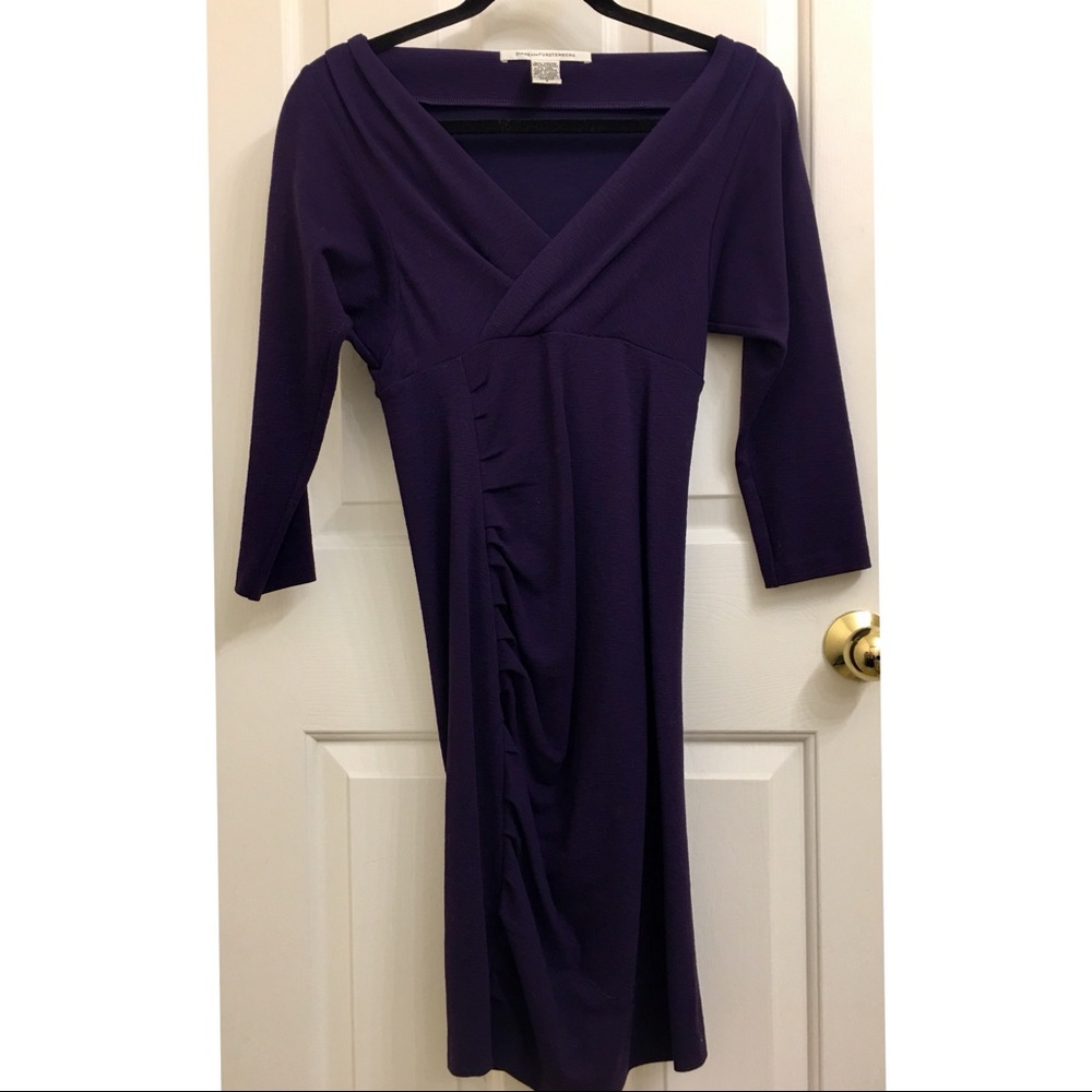 DVF Bentley Rouched Bodycon Dress